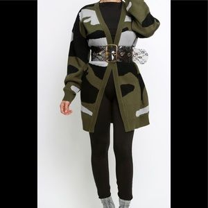 Brand New Camo Cardigan